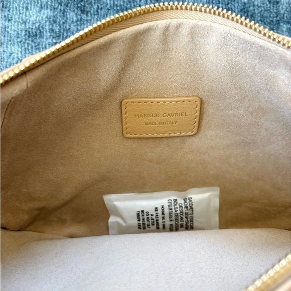 Mansur Gavriel Mini Fortuna Shoulder Bag in Sand NEW + Free tote bag - Picture 10 of 11